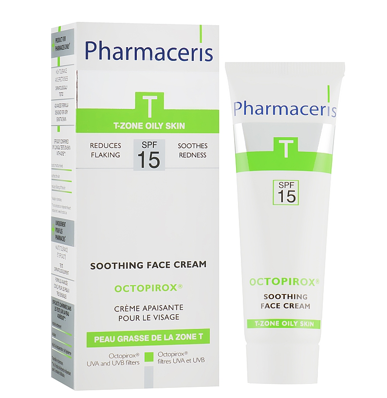 PHARMACERIS T Octopirox Soothing Cream - Крем з антибактеріальною та заспокійливою дією