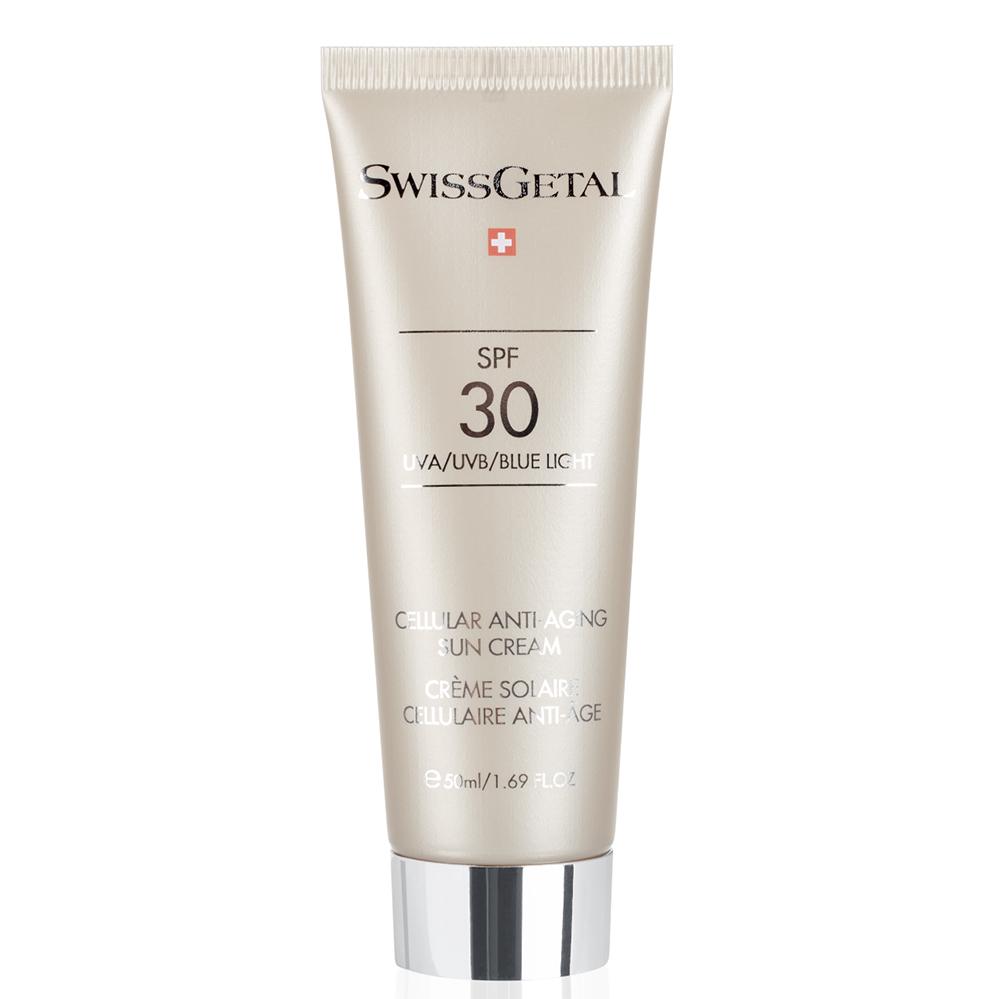 SWISSGETAL Cellular Anti-Aging Sun Cream SPF 30 - Сонцезахисний антивіковий крем для обличчя з SPF 30