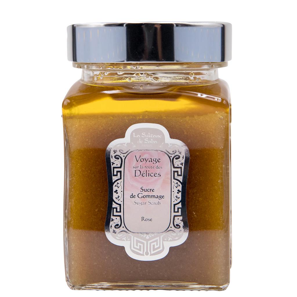 LA SULTANE DE SABA Sugar Scrub Rose - Цукровий гоммаж для тіла з ароматом Троянди
