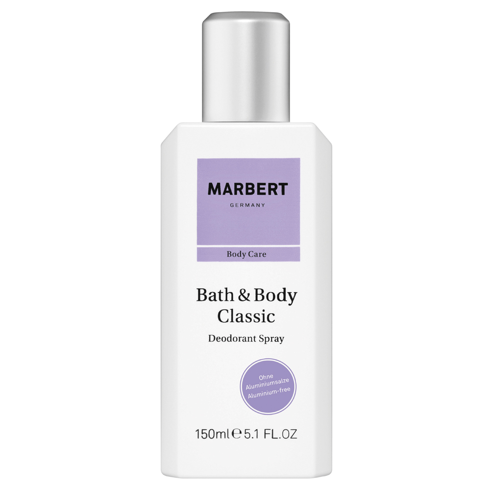 Marbert Body Care Bath & Body Classic Natural Deodorant Spray - Натуральний дезодорант-спрей, 150 мл