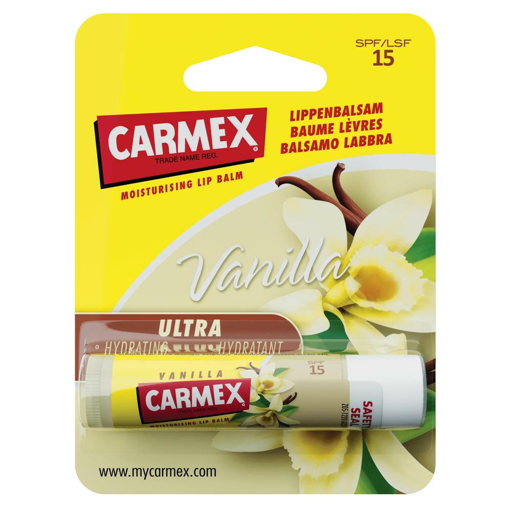 Carmex Vanilla Stick Set Lip Balm SPF 15 - Бальзам для губ