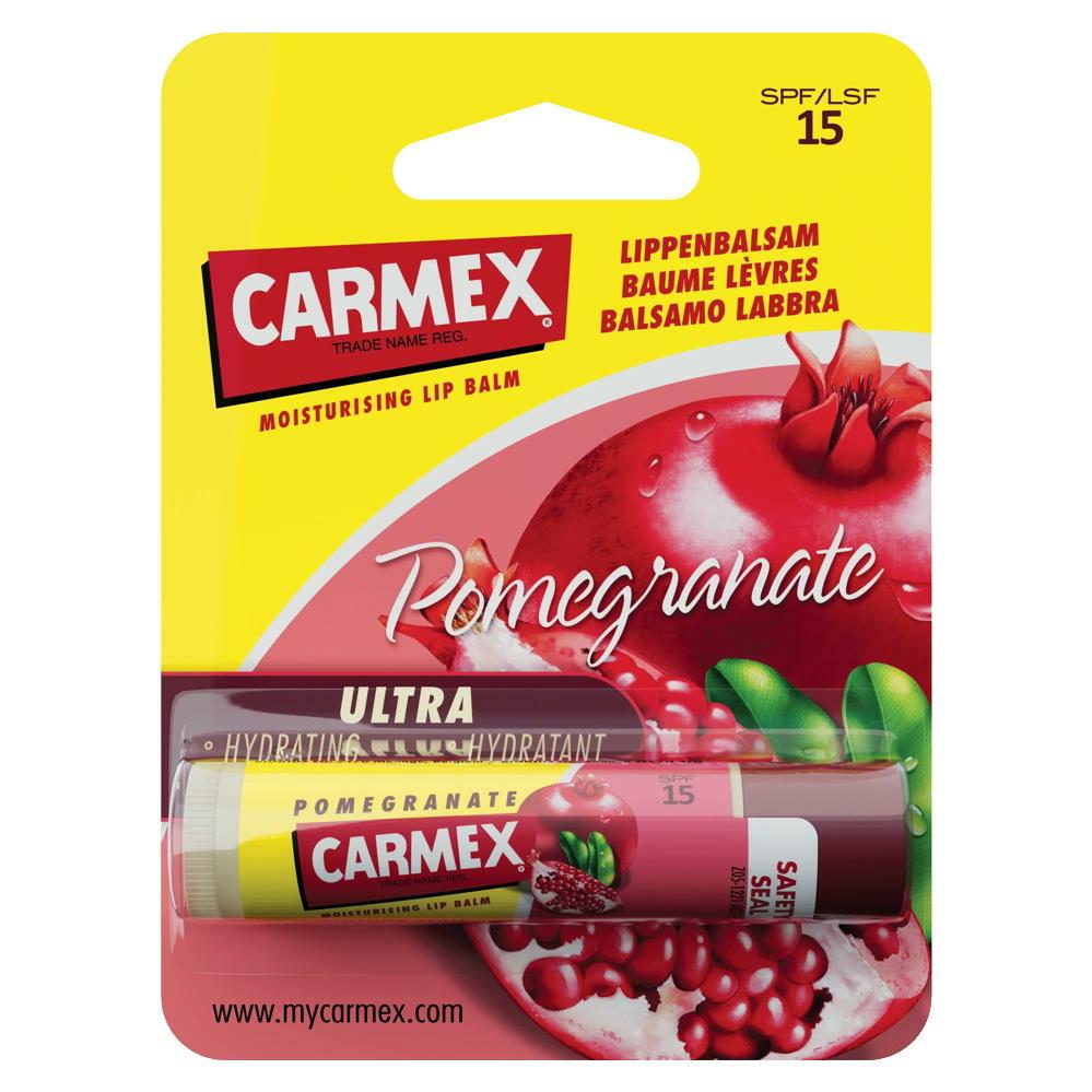 Carmex Pomegranate Stick Set Lip Balm SPF 15 - Бальзам для губ "Гранат"