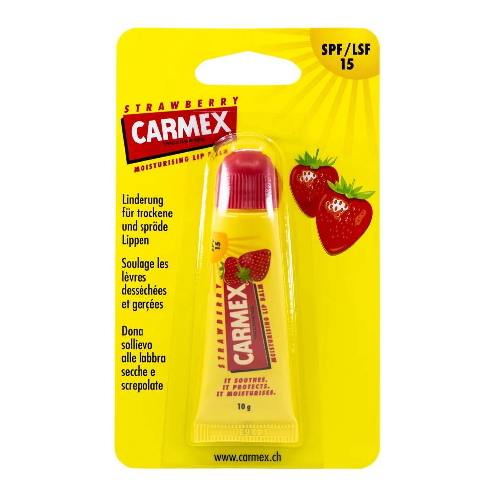 Carmex Lip Balm Strawberry SPF 15 - Бальзам для губ Полуниця