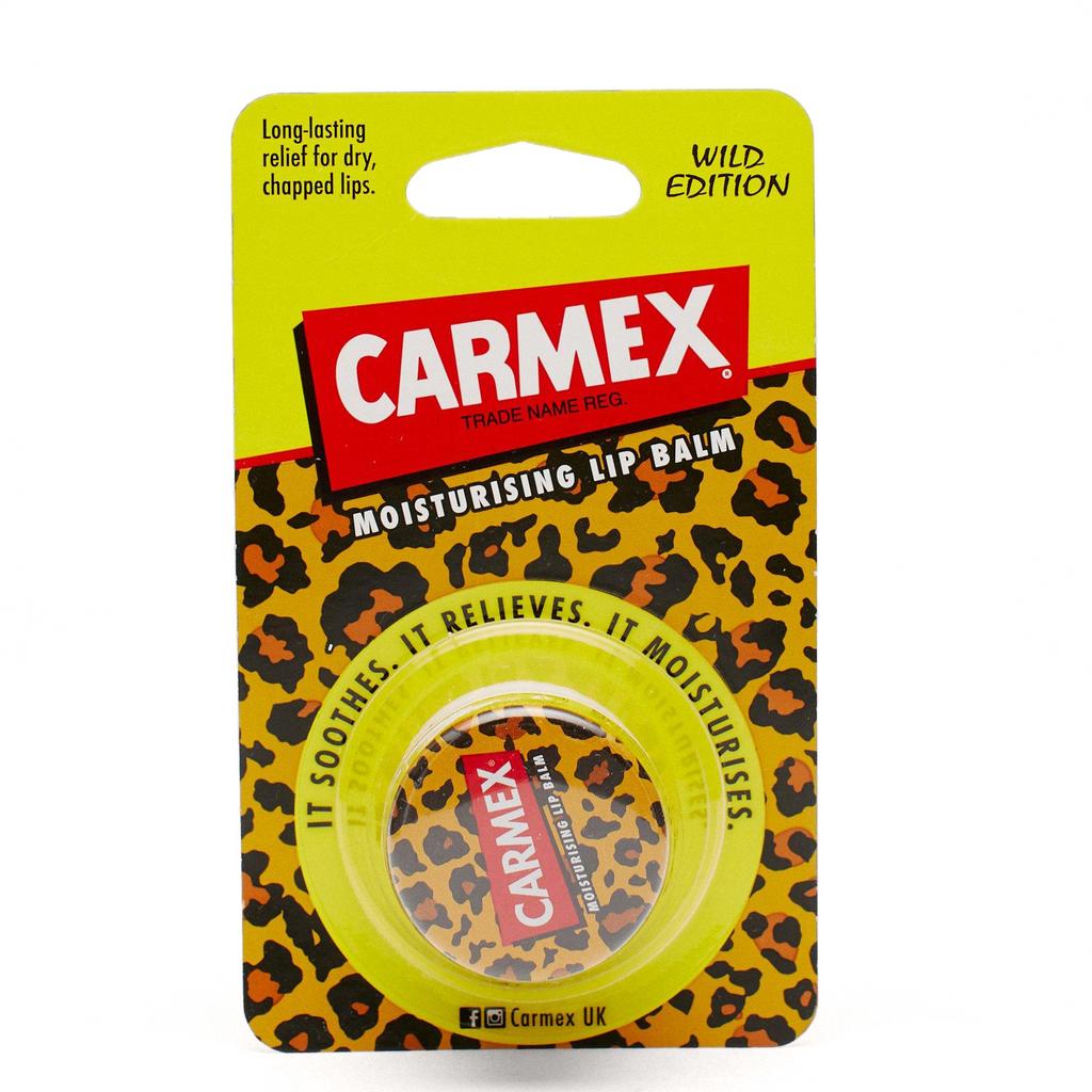 Carmex Moisturising Lip Balm Pot Wild Edition - Зволожувальний бальзам для губ у баночці