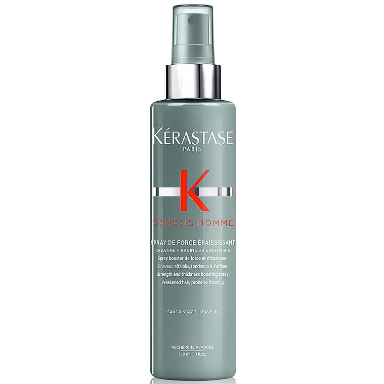 KERASTASE Genesis Homme Spray de Force Epaississant - Спрей-бустер для зміцнення та ущільнення  волосся у чоловіків