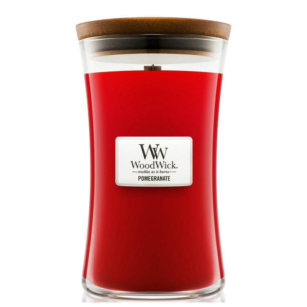 WOODWICK Pomegranate - Ароматична свічка з ароматом граната і смородини