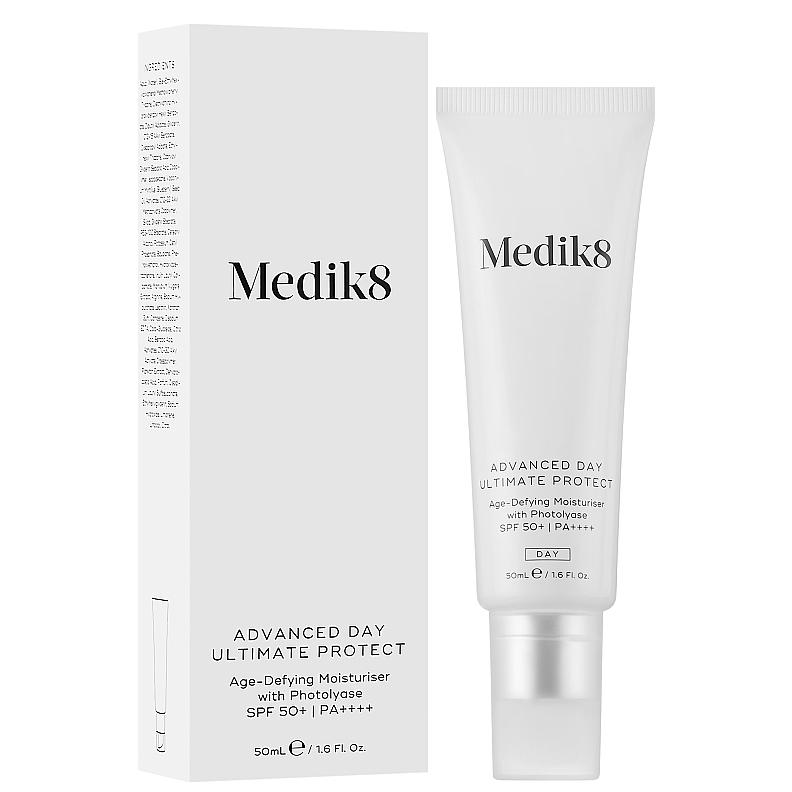 Medik8 Advanced Day Ultimate Protect SPF 50/PA++++ - Антивіковий зволожувальний сонцезахисний крем з фотоліазою для обличчя