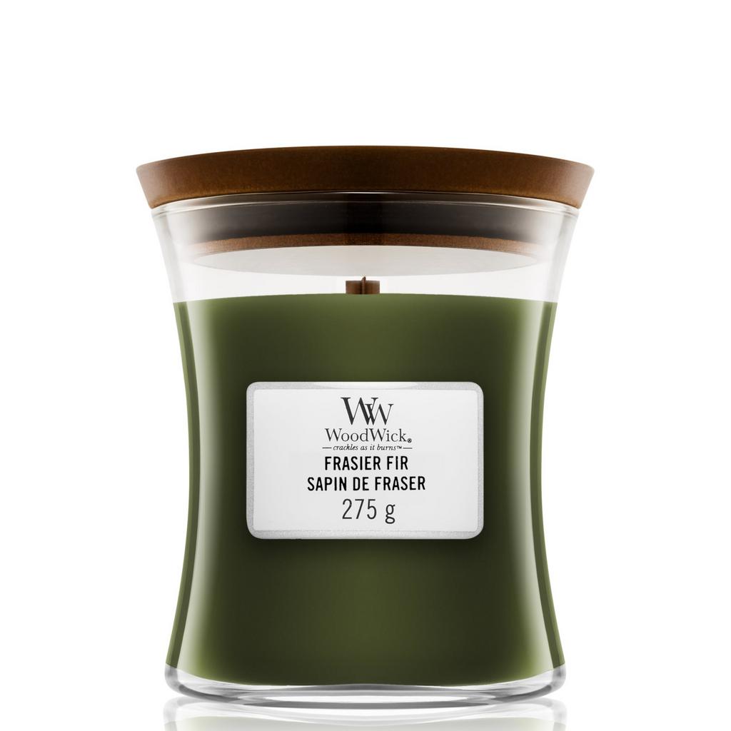 WOODWICK Medium Frasier Fir - Ароматична свічка з ароматом свіжозрізаної ялини