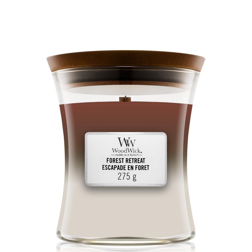 WOODWICK Medium Trilogy Forest Retreat - Ароматична свічка з тришаровим ароматом