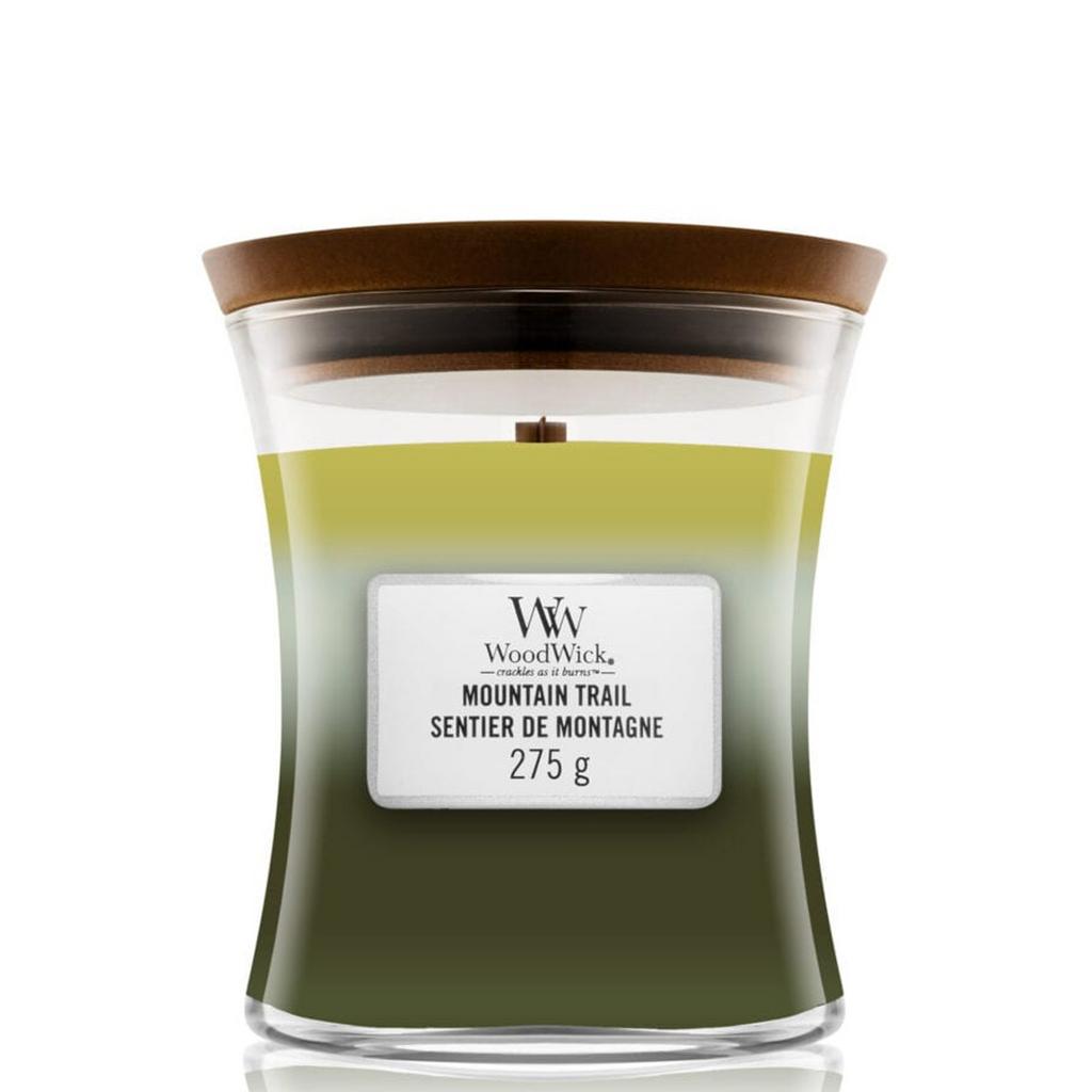 WOODWICK Medium Trilogy Mountain Trail - Ароматична свічка з тришаровим ароматом