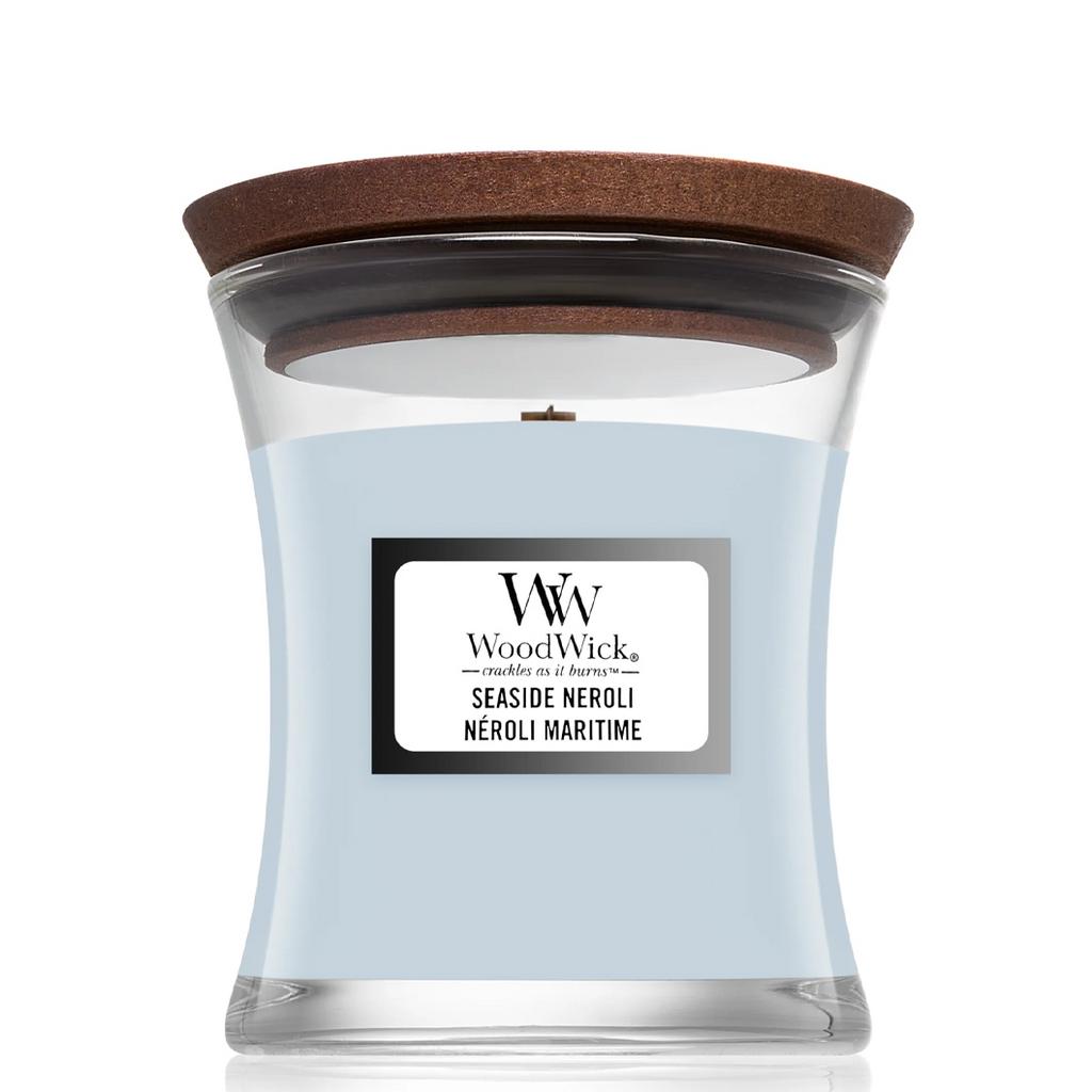 WOODWICK Mini Seaside Neroli - Ароматична свічка з ароматом квітів неролі і мандарина