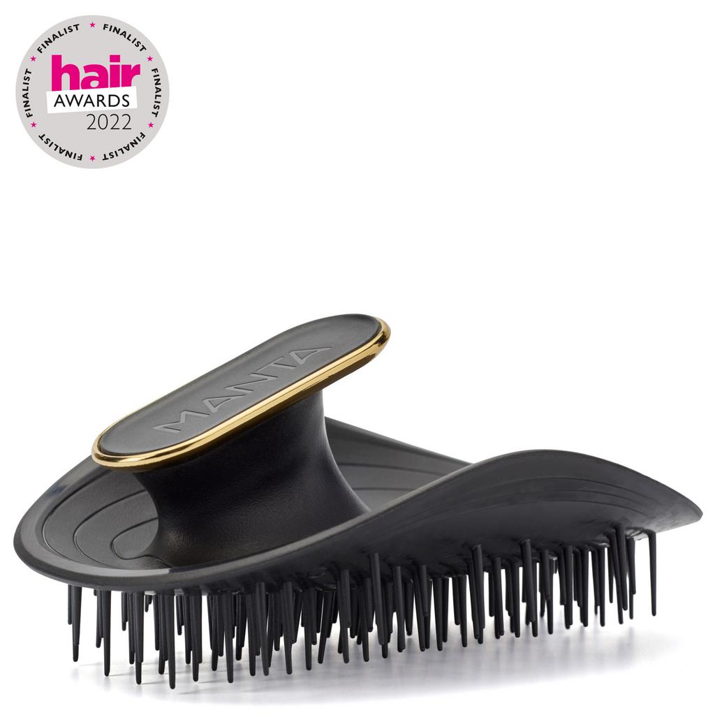 Manta Classic Brush Black - Гребінець для волосся Чорний