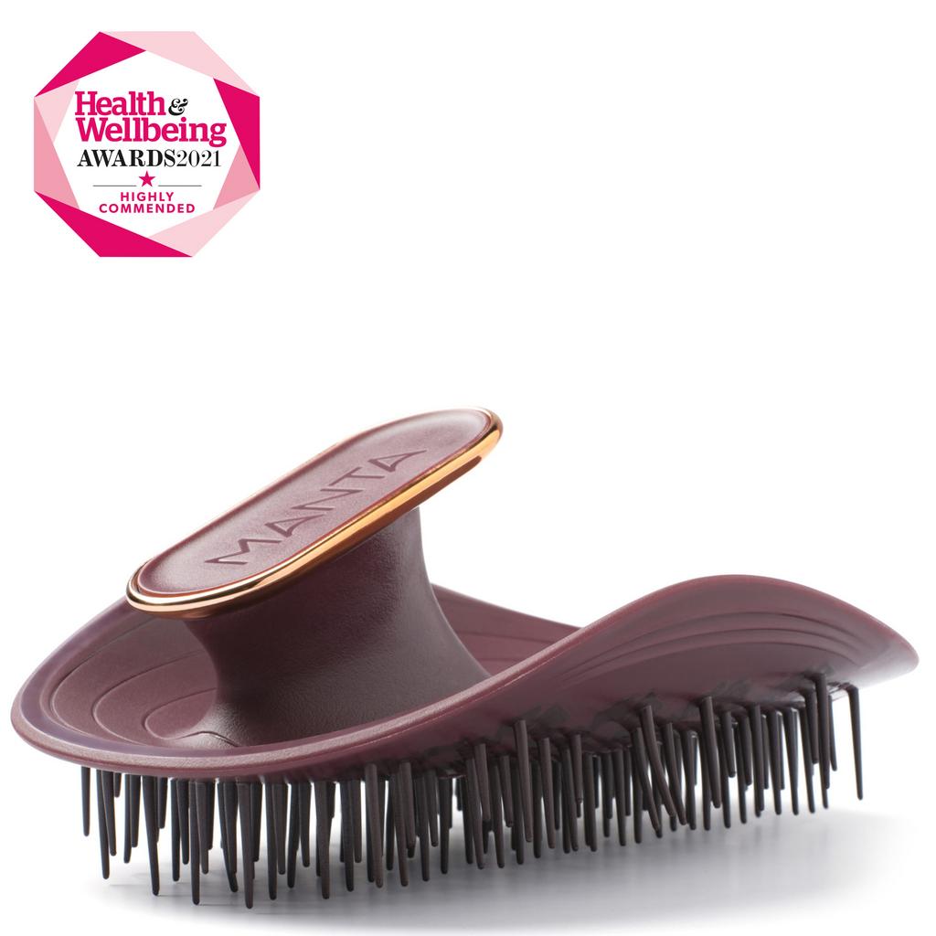 MANTA Classic Hair Brush Burgundy - Гребінець для волосся Бургундія