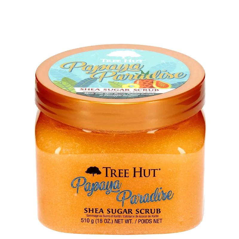 TREE HUT Papaya Paradise Shea Sugar Scrub – Цукровий скраб для тіла з папайєю і олією ши