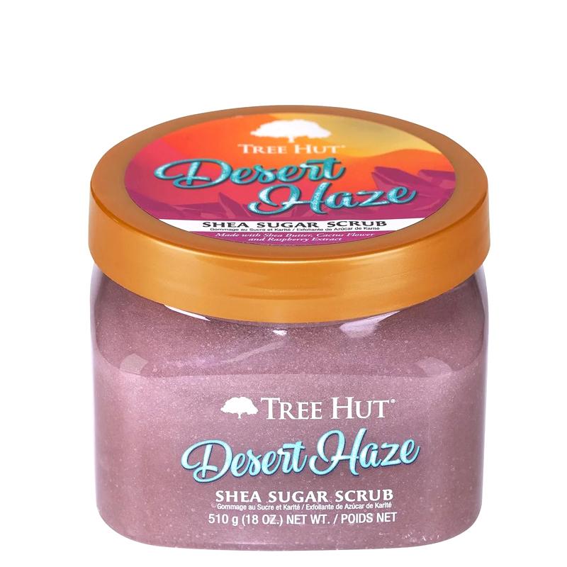 TREE HUT Desert Haze Sugar Scrub – Цукровий скраб для тіла з ароматом малини, чистого жасмину і мускусу