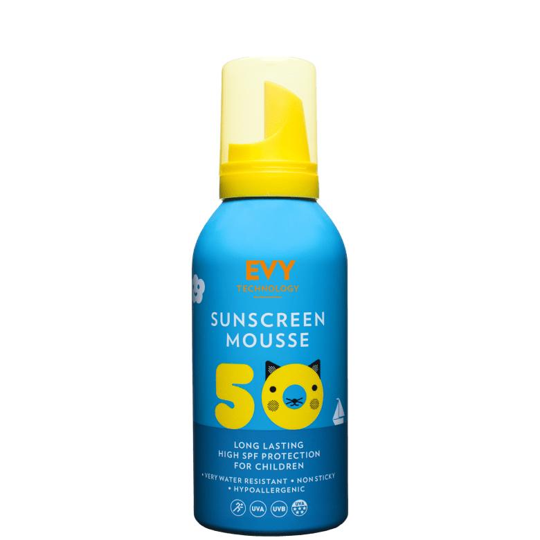 EVY Technology Sunscreen Mousse Kids SPF 50 - Сонцезахисний мус для дітей та немовлят