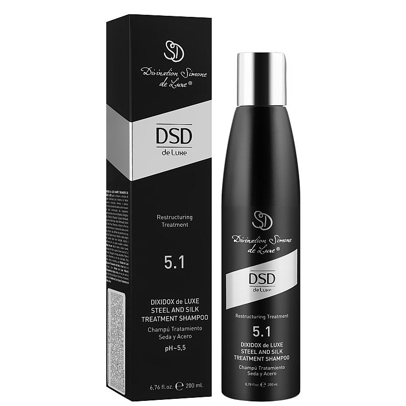 DSD de Luxe Restructuring Steel and Silk Treatment Shampoo - Відновлюючий шампунь