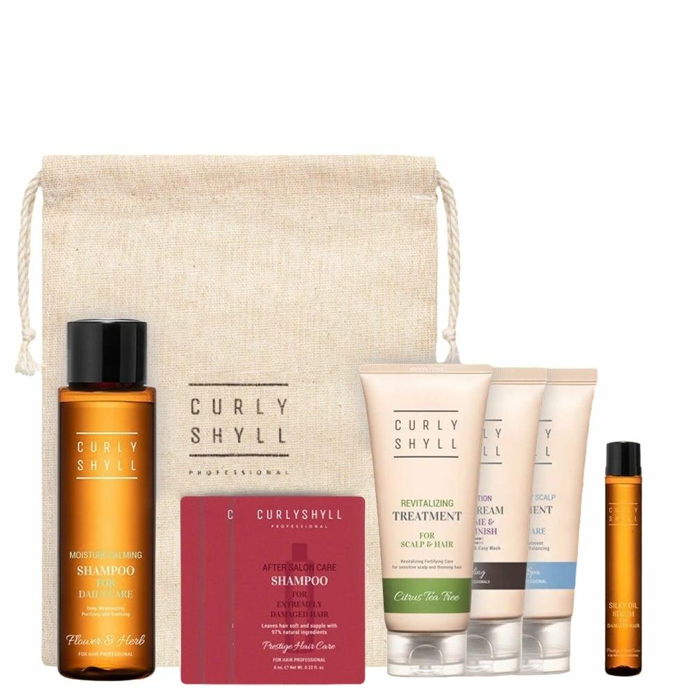 Curly Shyll Deluxe Travel Kit - Розкішний дорожній набір для волосся