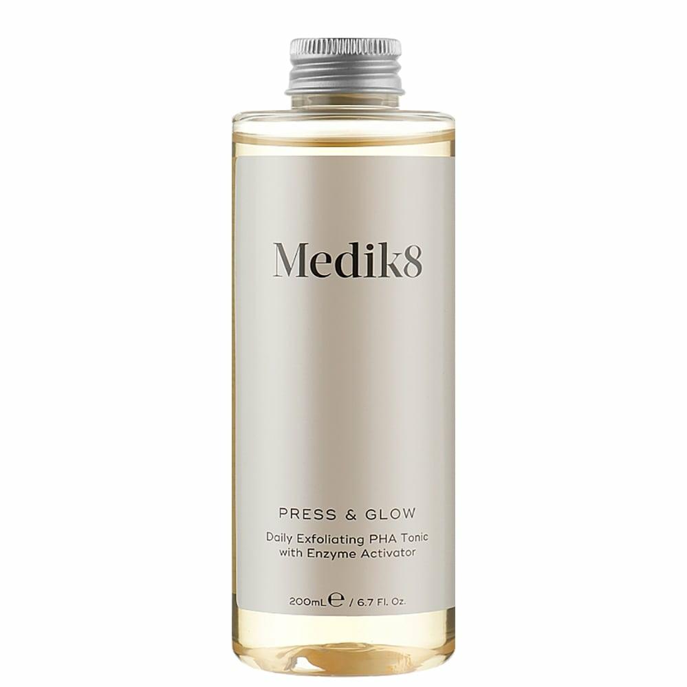 Medik8 Press & Glow Refill - Змінний флакон для щоденного відлущуючого тоніку з РНА і активатором ферментів