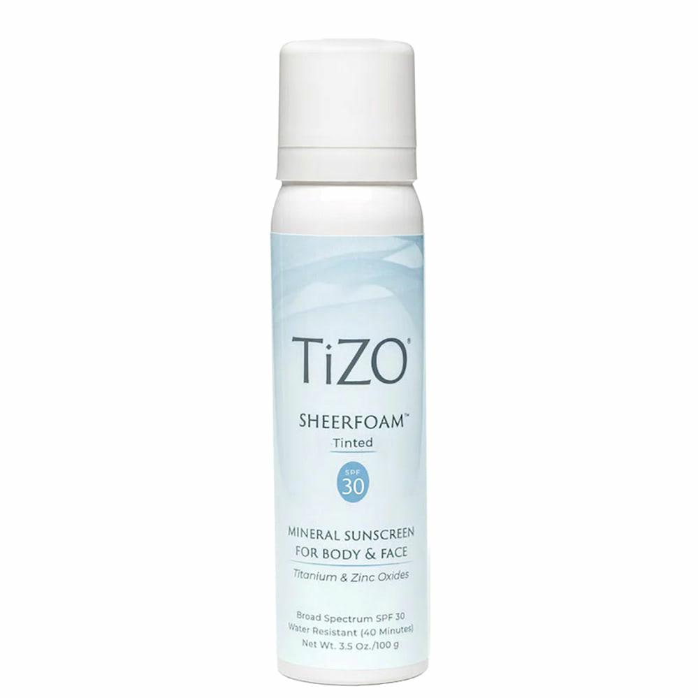 TIZO SheerFoam Body & Face Tinted SPF30 - Сонцезахисна пінка-мус з тоном для обличчя та тіла