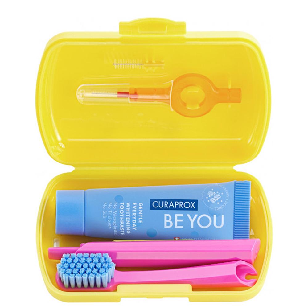 CURAPROX Ortho Travel Set Yellow - Набір дорожній гігієнічний, жовтий