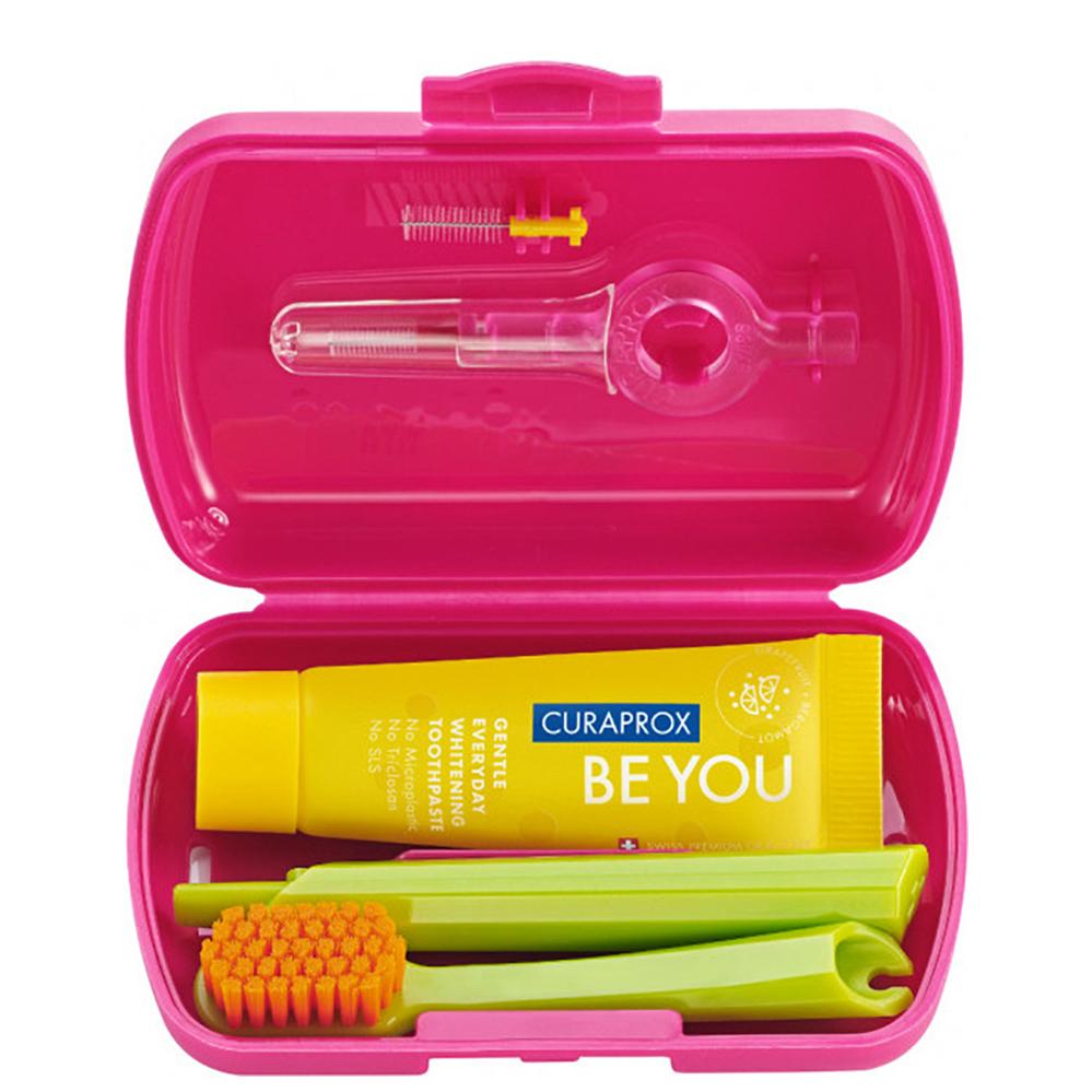 CURAPROX Ortho Travel Set Red - Набір дорожній гігієнічний, червоний