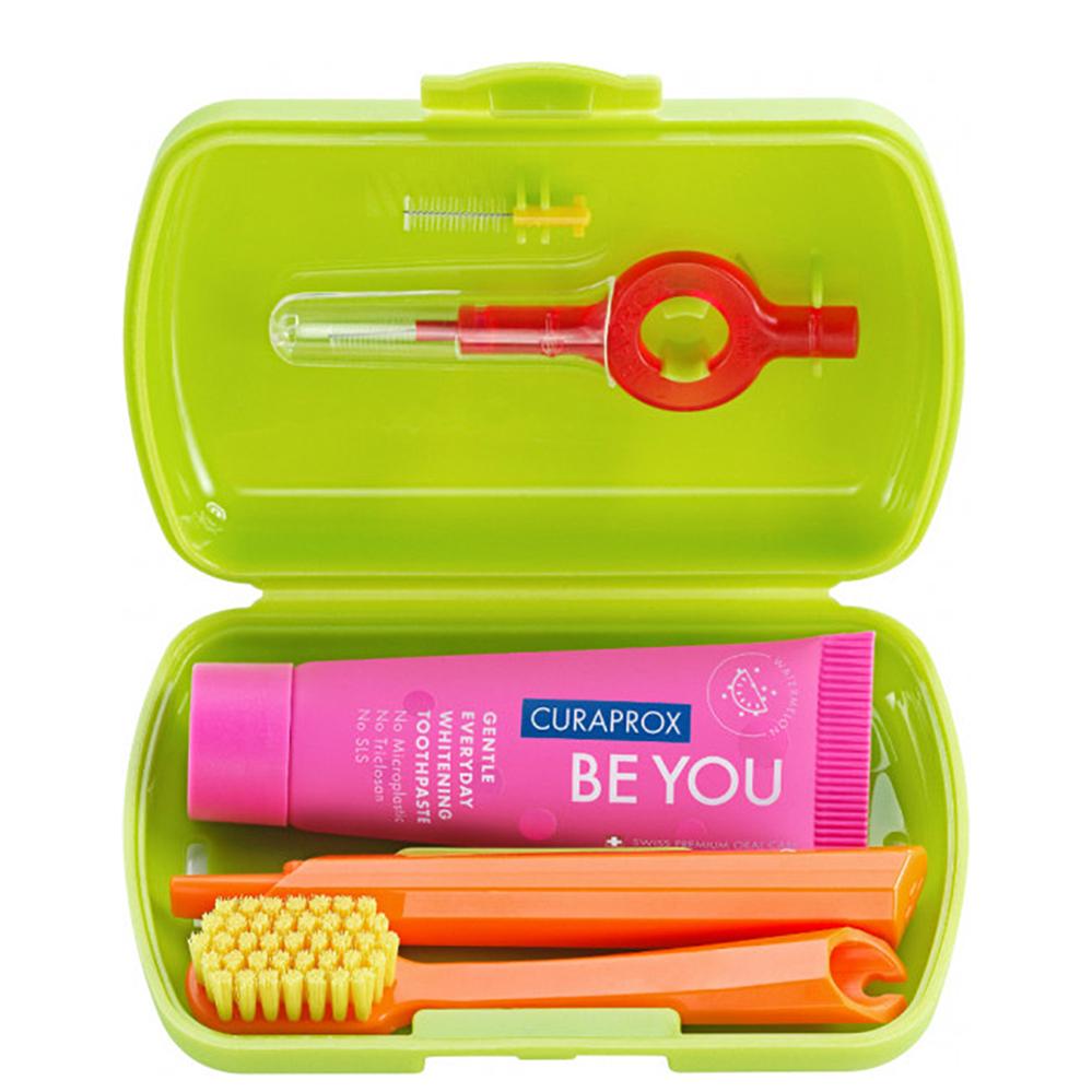 CURAPROX Ortho Travel Set Green - Набір дорожній гігієнічний, зелений