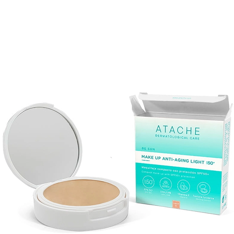 ATACHE Make Up Anti-Aging SPF 50+ - Антивіковий тонуючий кушон з SPF 50+