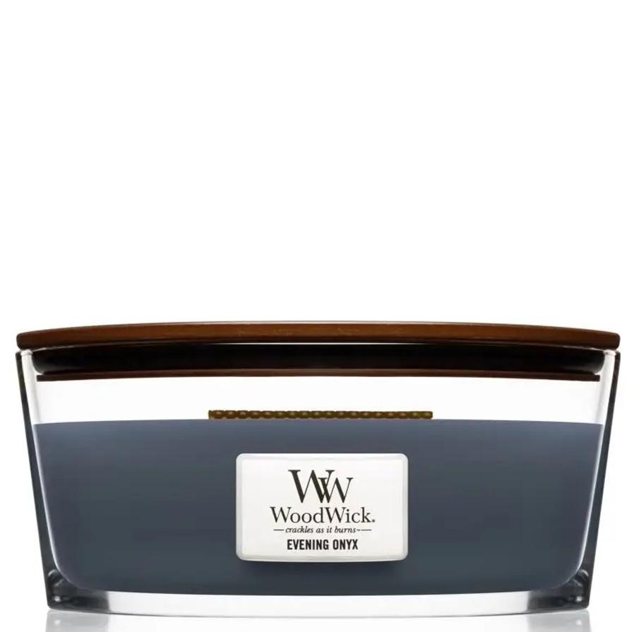 WOODWICK Ellipse Evening Onyx - Ароматична свічка з нотами чорної орхідеї і сандалового дерева