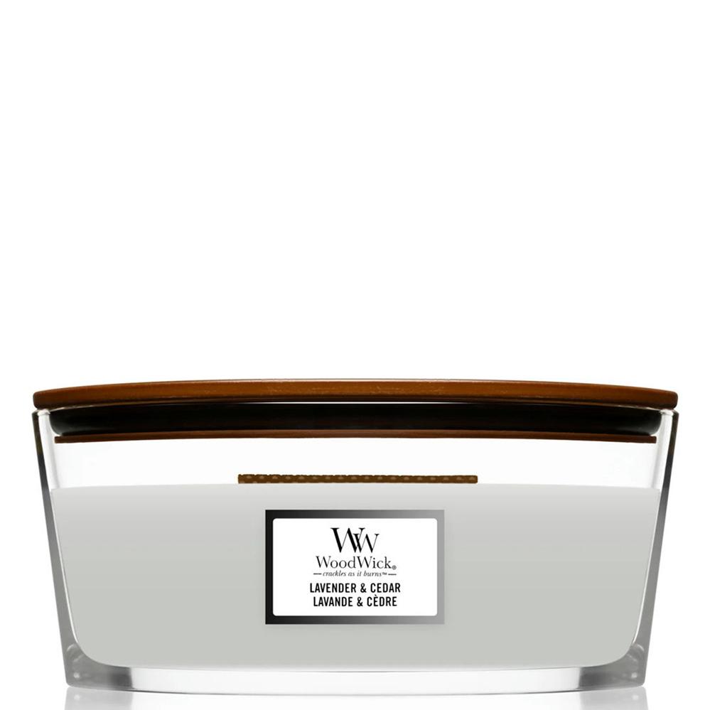WOODWICK Ellipse Lavender & Cedar - Ароматична свічка з ароматом кипариса, перцю і лимону