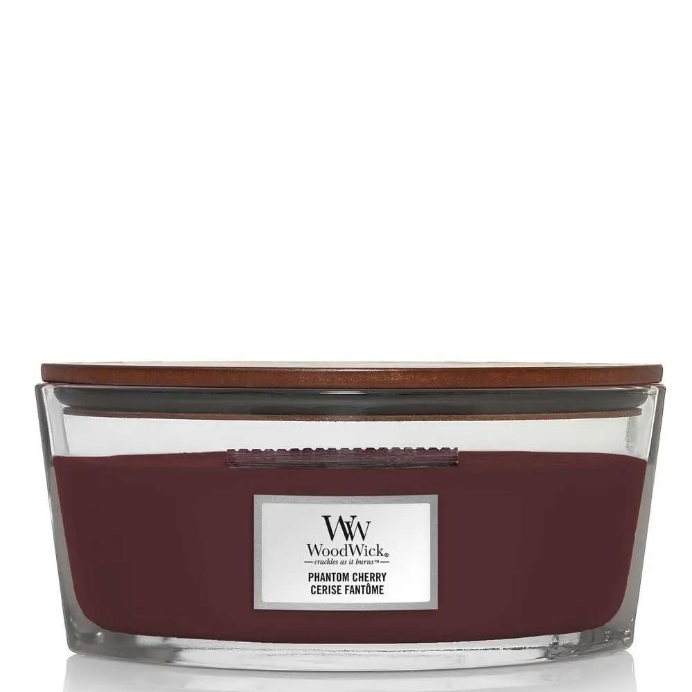 WOODWICK Ellipse Phantom Cherry - Ароматична свічка з ароматом темної вишні та амбри