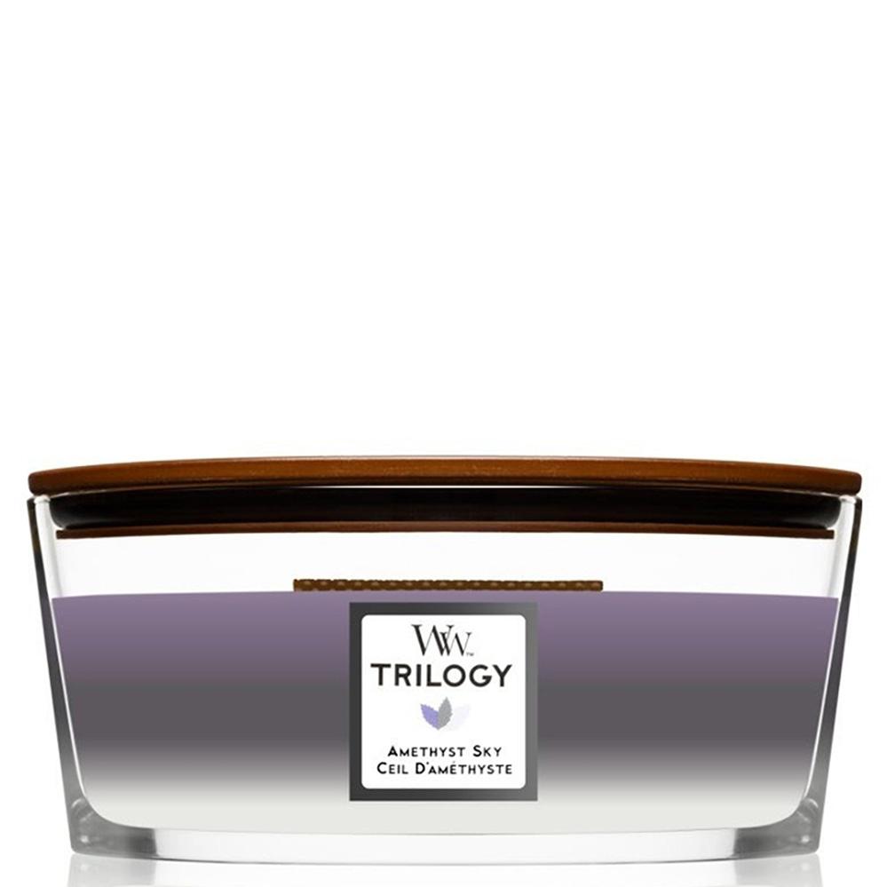 WOODWICK Ellipse Trilogy Amethyst Sky - Ароматична свічка з тришаровим ароматом