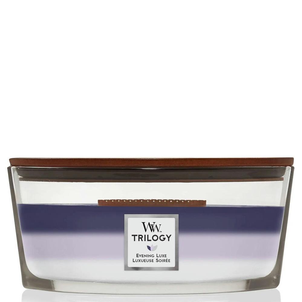 WOODWICK Ellipse Trilogy Evening Luxe - Ароматична свічка з тришаровим ароматом