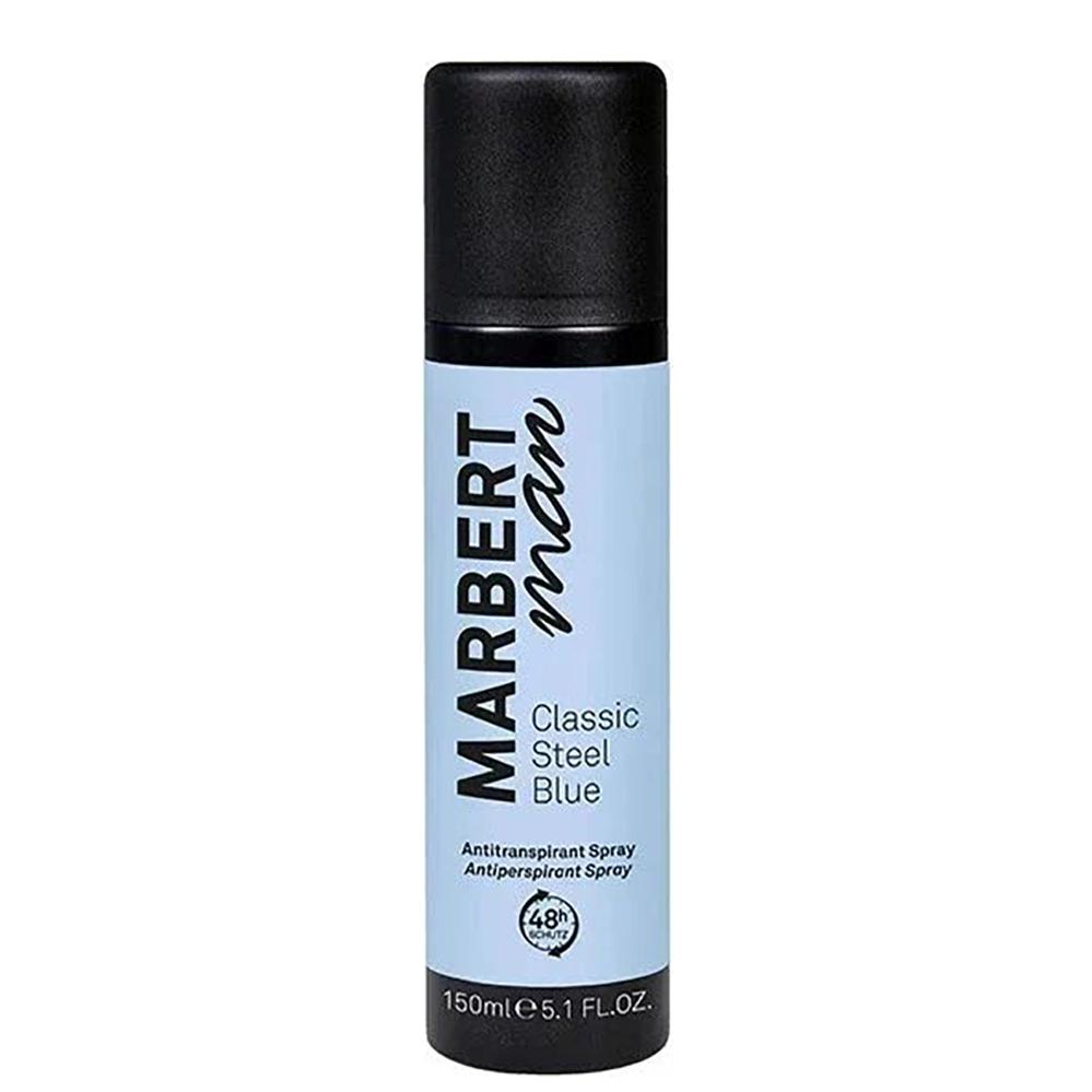 Marbert Man Classic Steel Blue Antiperspirant - Дезодорант-спрей антиперспірант