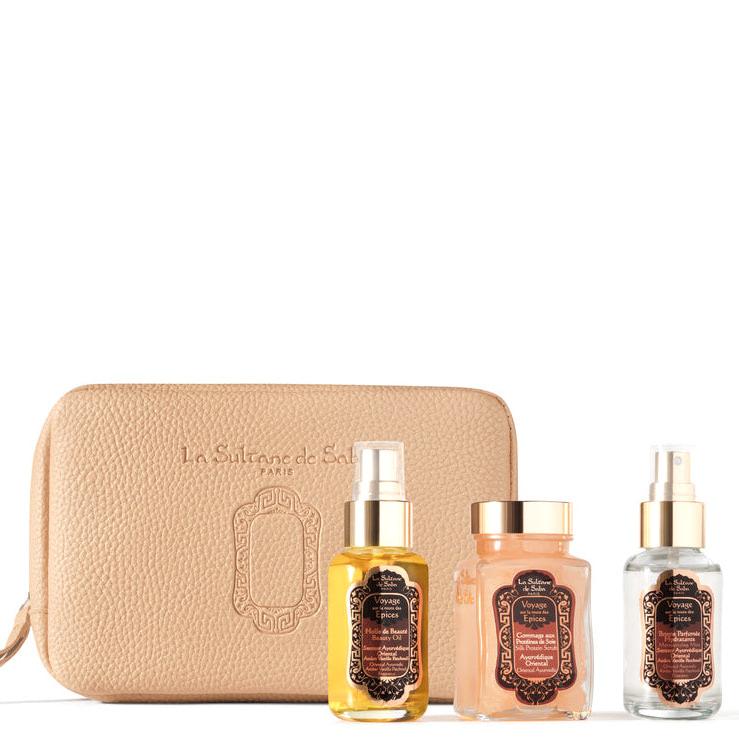 LA SULTANE DE SABA Coffret Decouverte Ayurvedique Oriental - Набір для тіла з ароматом амбри, ванілі та пачулі