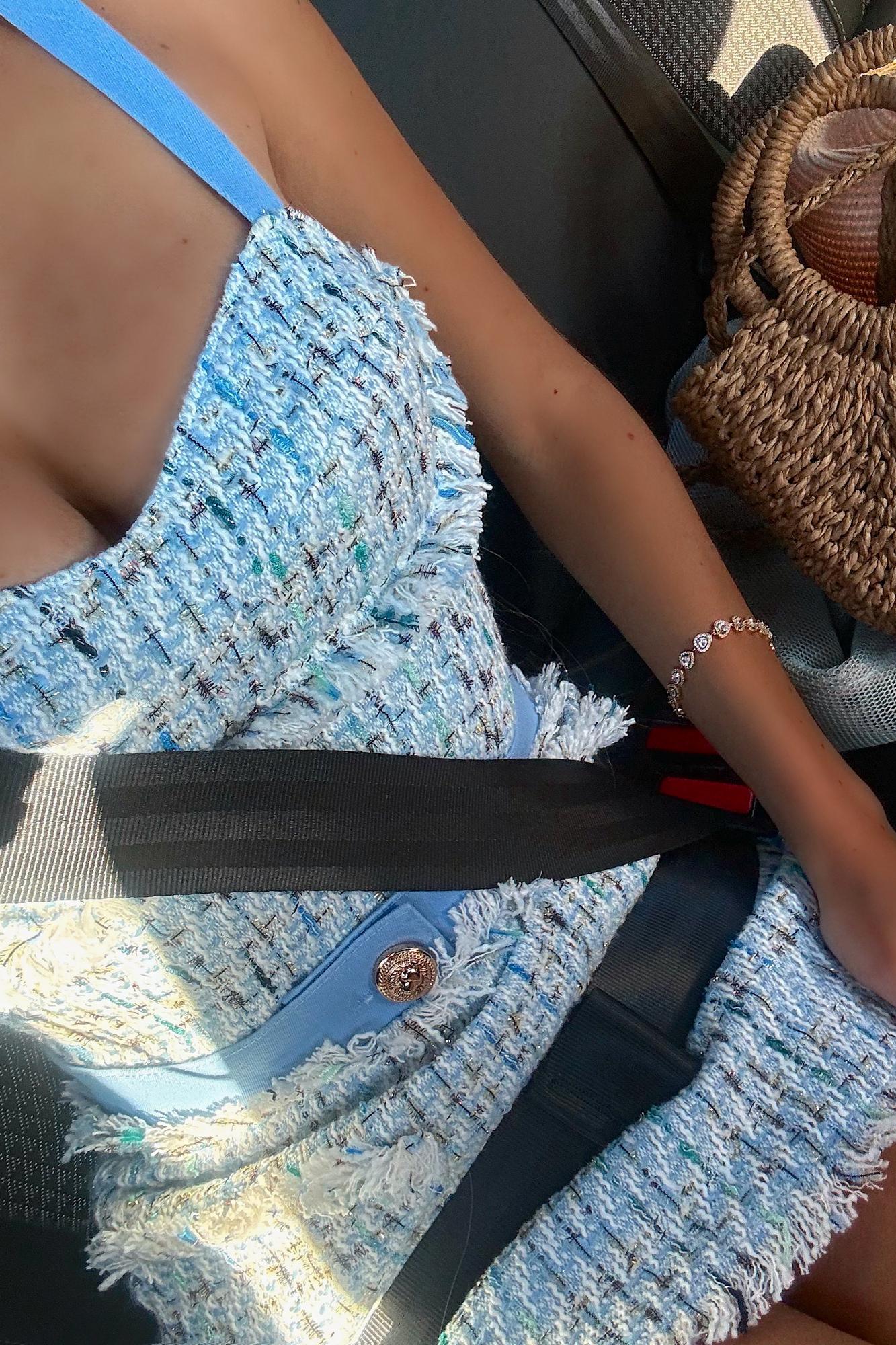 Костюм твідовий літній з топом (під замовлення)