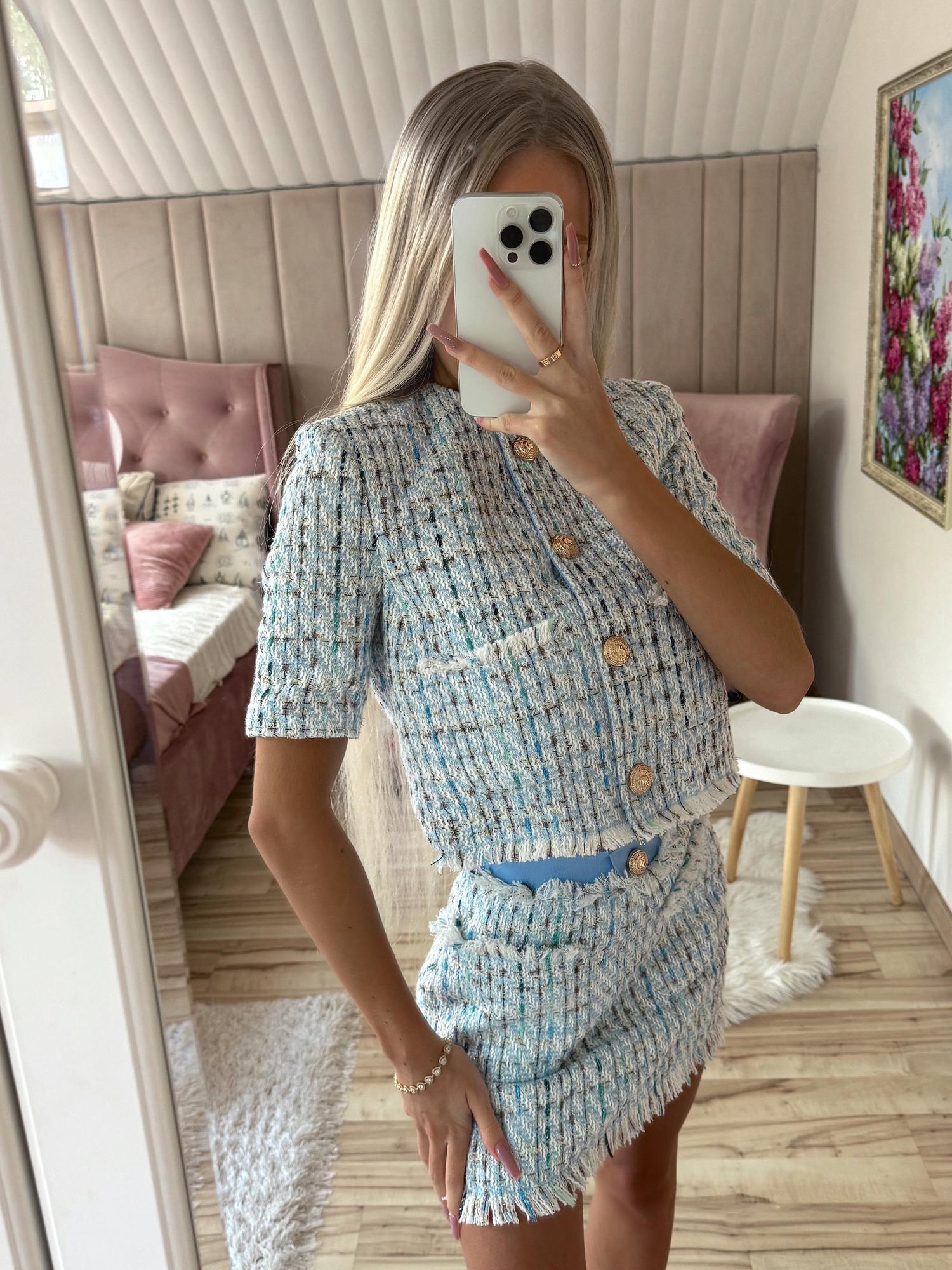 Костюм твідовий літній з жакетом (під замовлення)