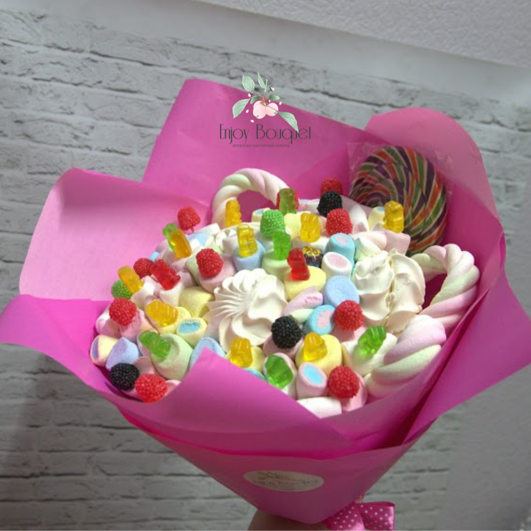 Съедобные букеты на свадьбу - шоколадные свадебные цветы