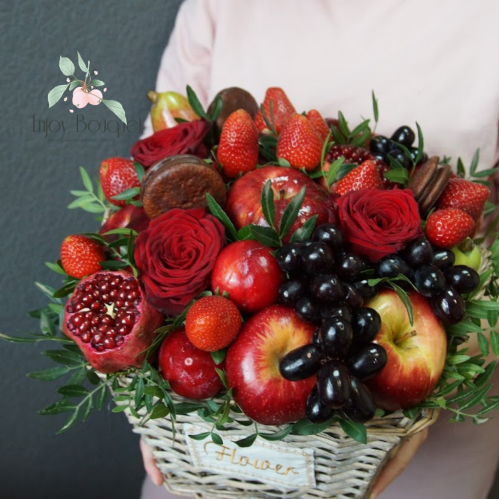 Корзина фруктов — Подарки заказать с доставкой в KievFlower. Артикул: 