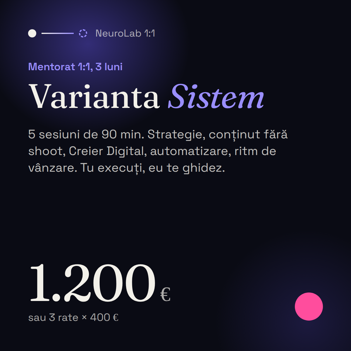 Sistem — NeuroLab 1:1