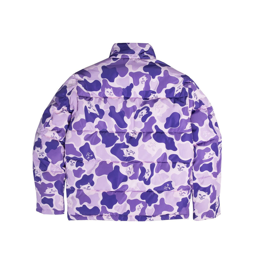 Ripndip nerm camo puffer on sale jacket