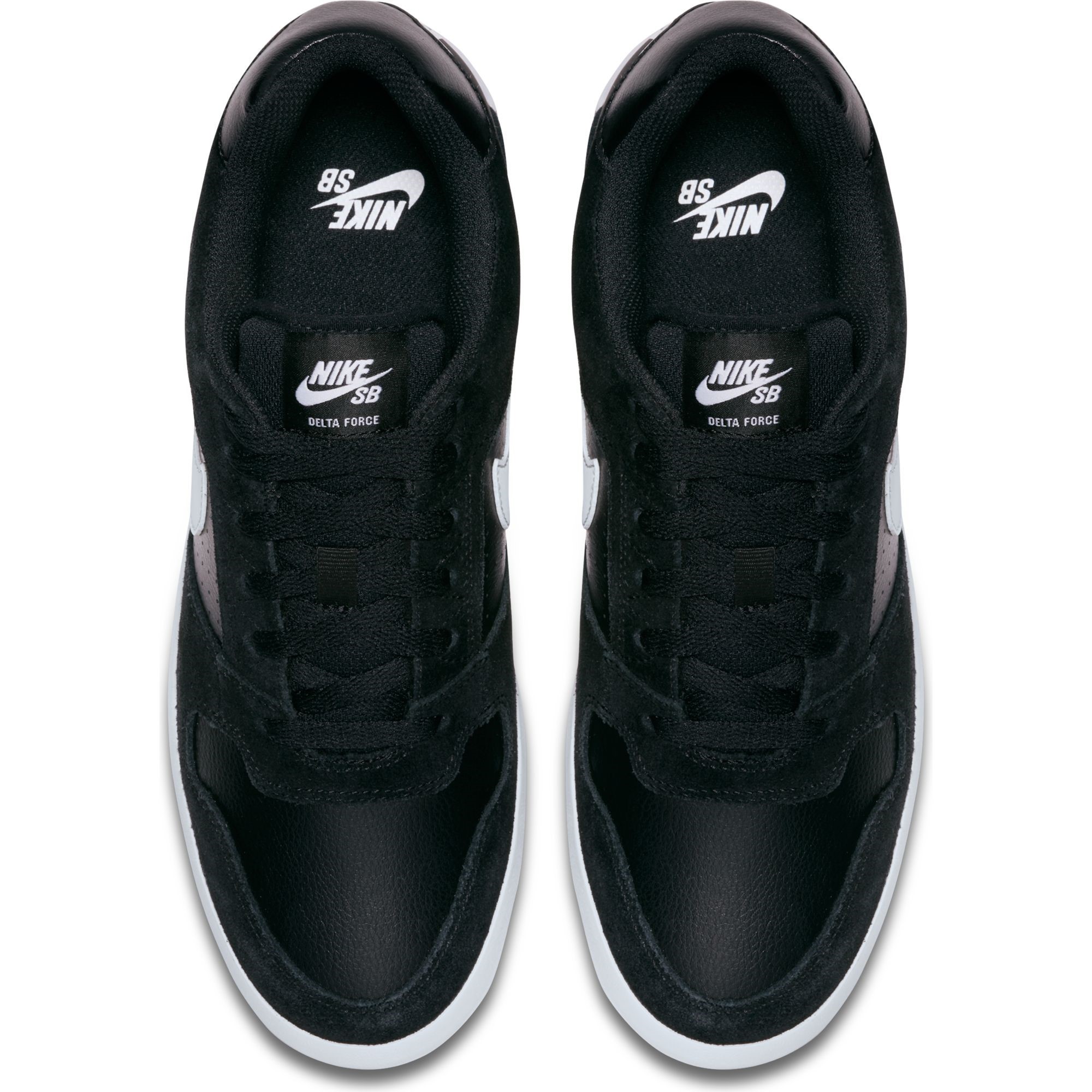 Nike SB Delta Force Vulc Skateboarding Black White