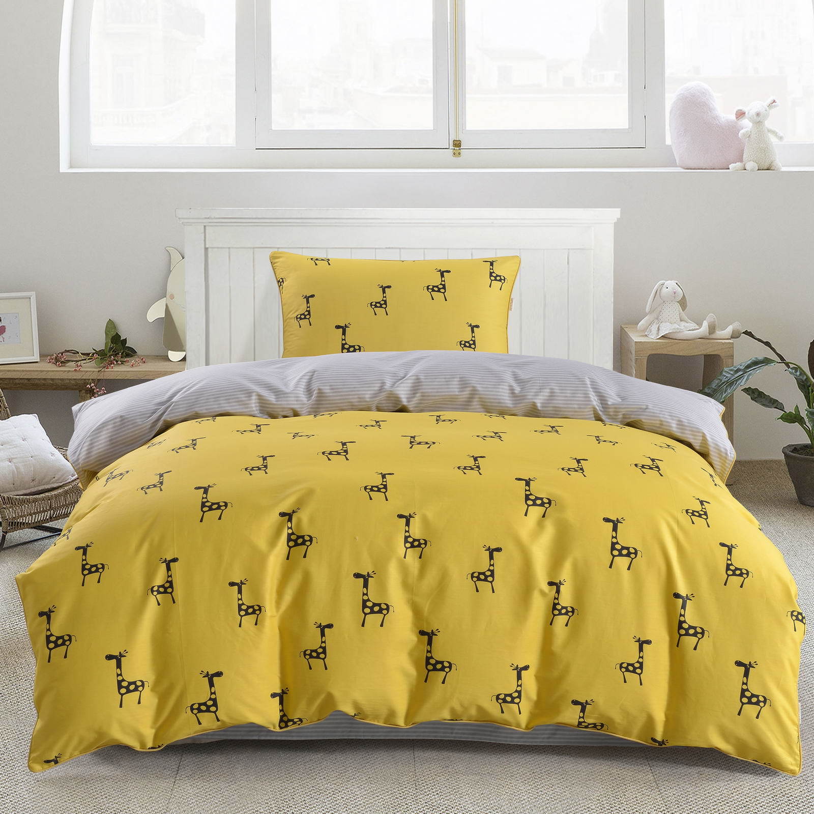 Постельное белье из сатина Giraffe