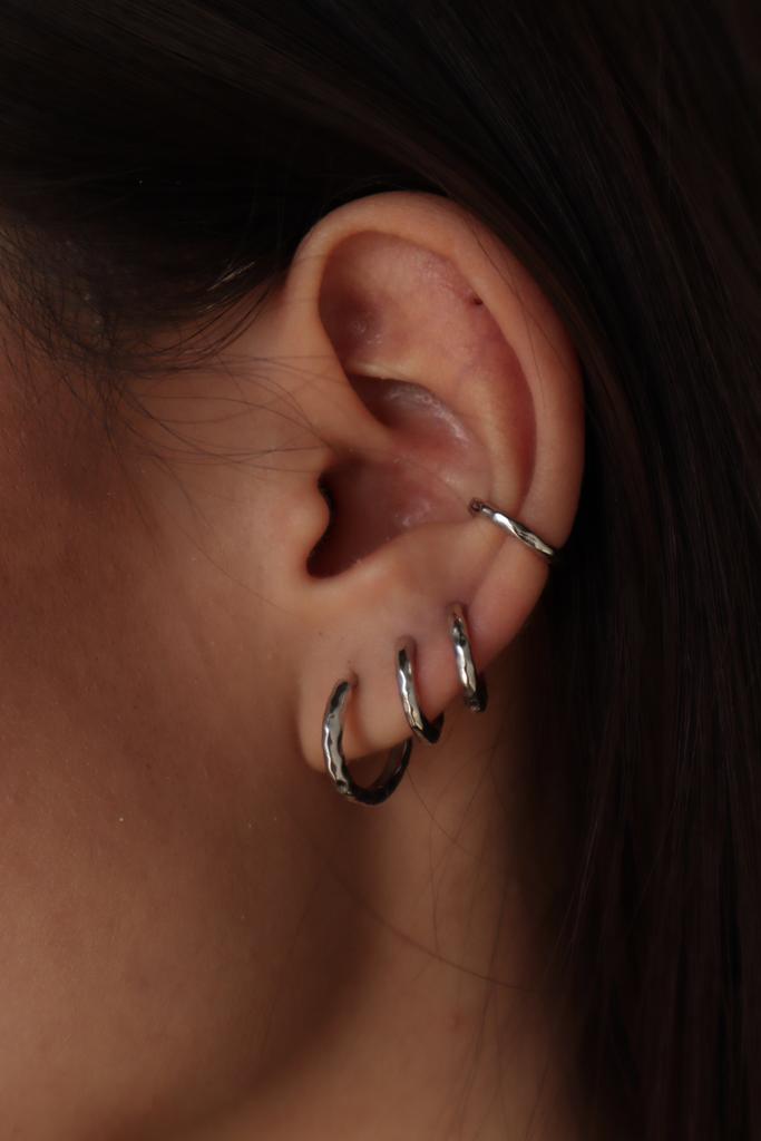 Кафф Simple Textured , серебро 925