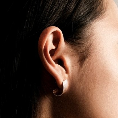 Серьги Band, серебро 925