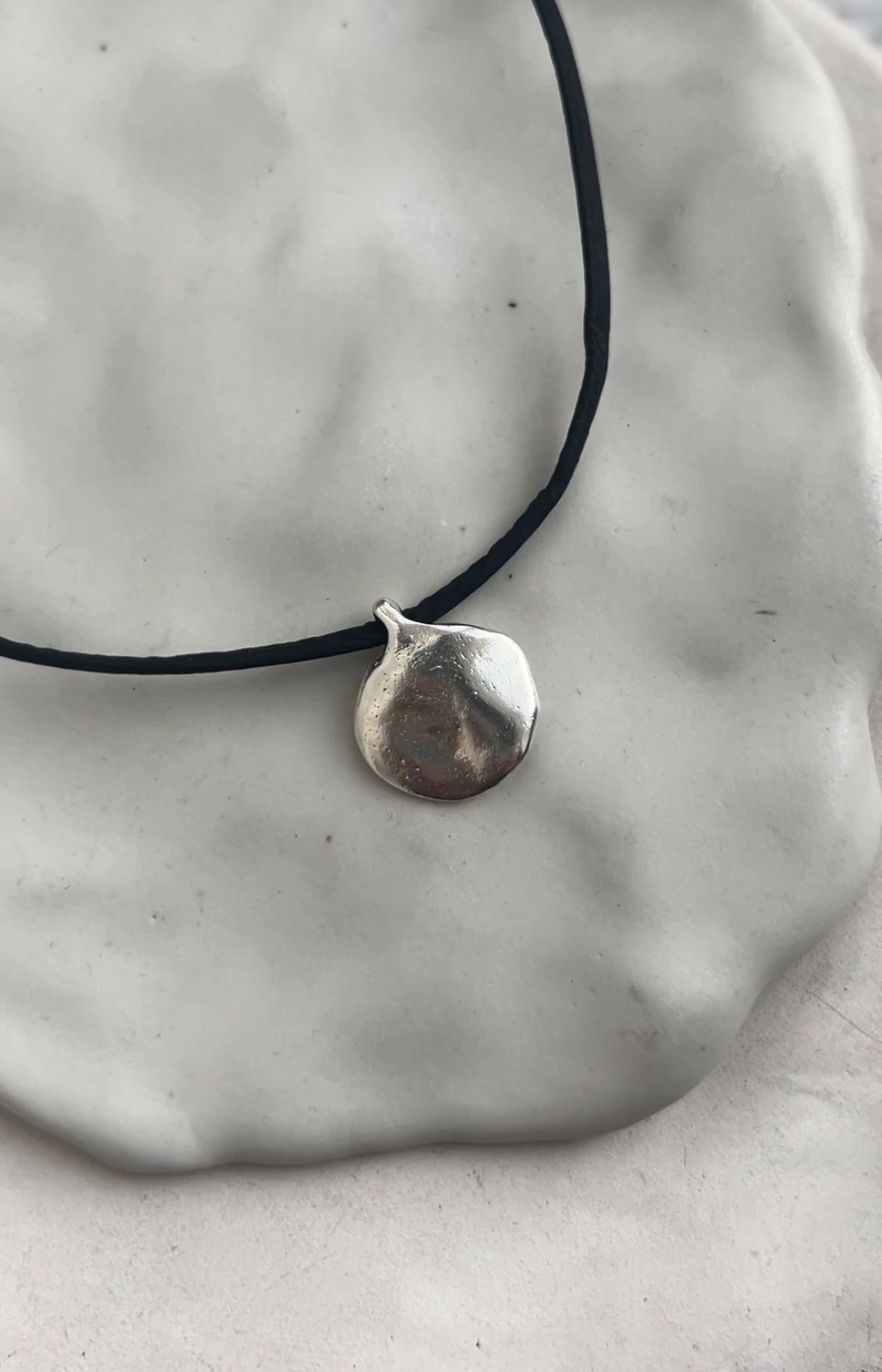 Кулон Карла плоский нейзильбер+серебро