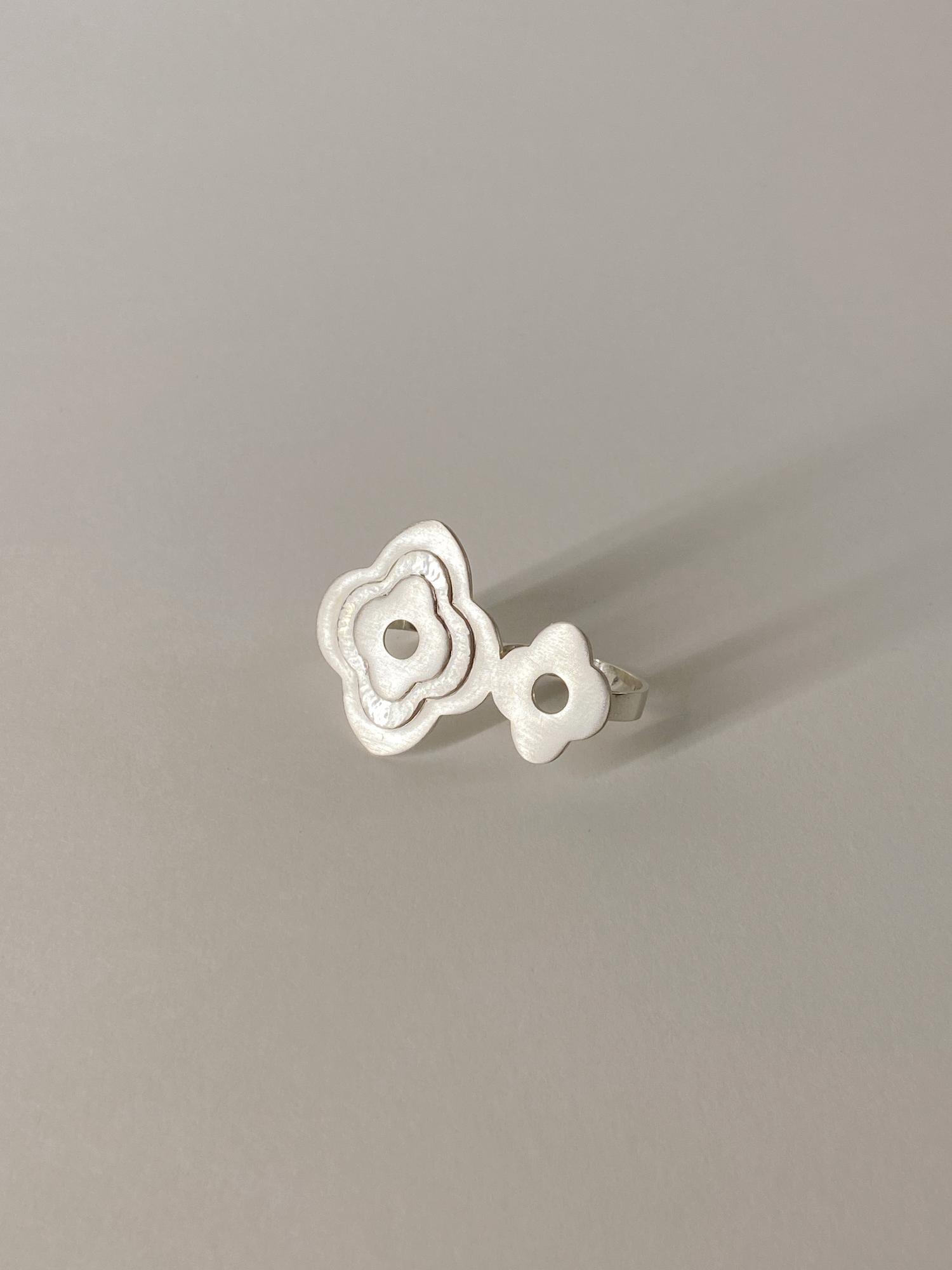 Кольцо-кастет трехслойный