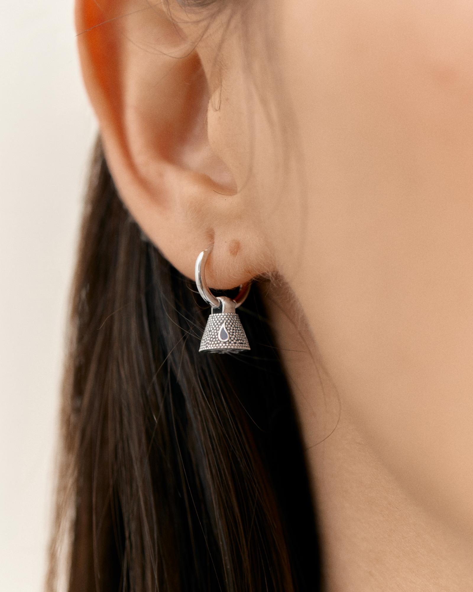 Серьги "Колокольчик" , серебро 925