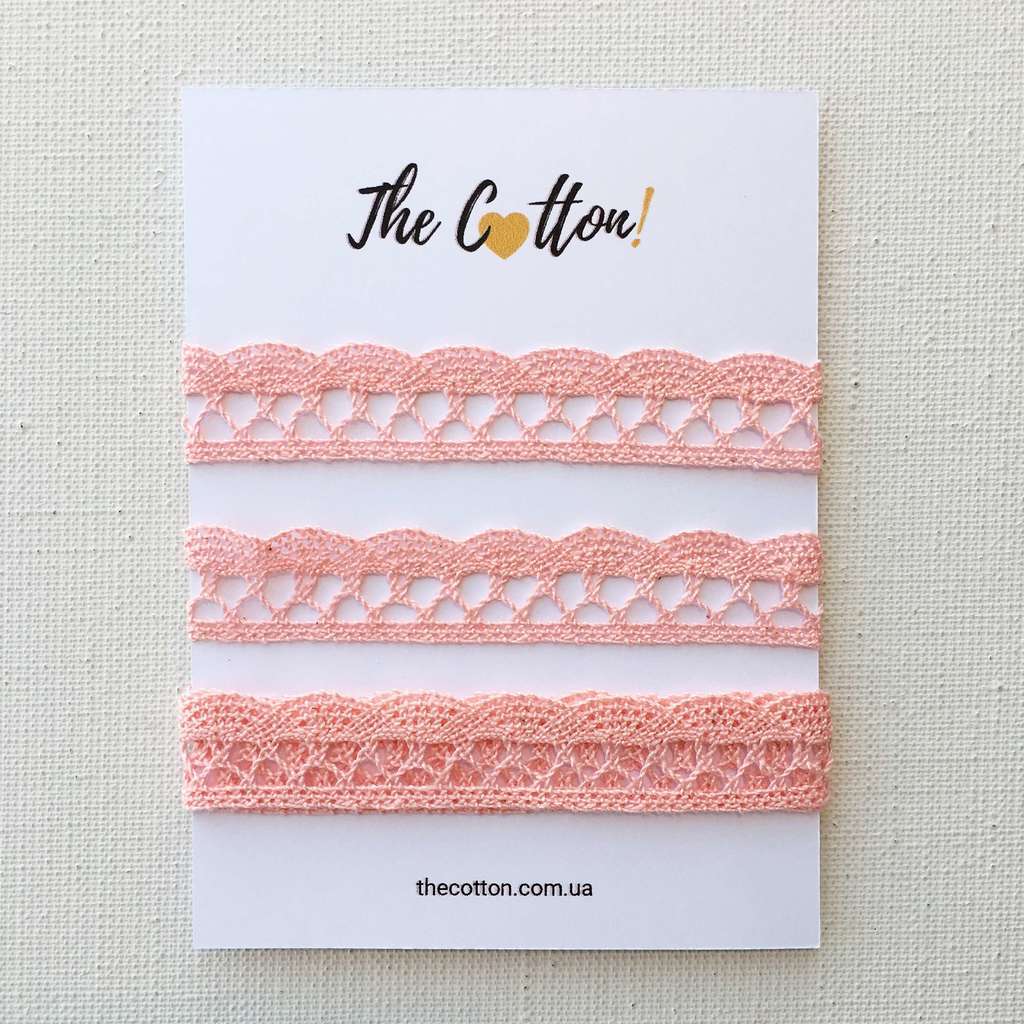 Кружево хлопковое, для шитья и рукоделия, 18 мм - Цвет бордовый