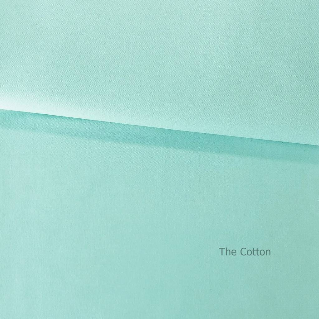 Хлопок Сатин Мятный, натуральная ткань для домашнего текстиля, одежды и рукоделия